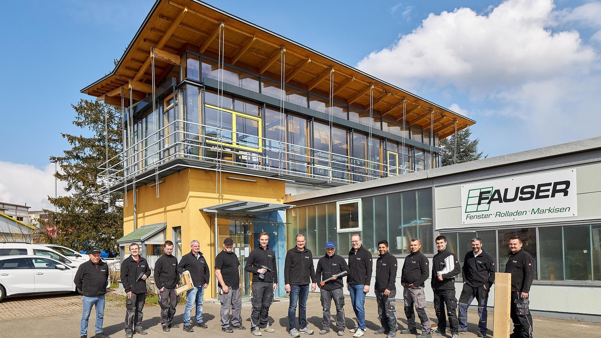 Fauser Unternehmen Gebäude und Team