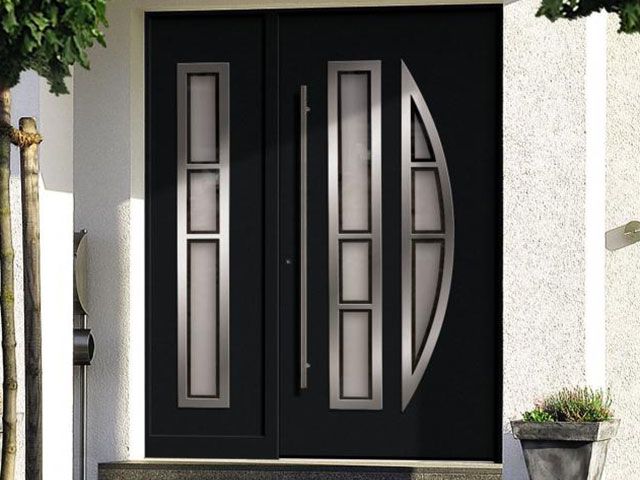 Referenz Hersteller schwarz Tür